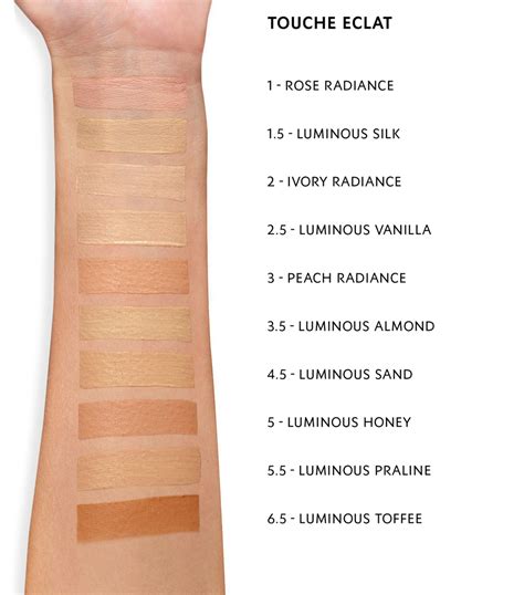 touche eclat ysl homme|ysl touche eclat colour chart.